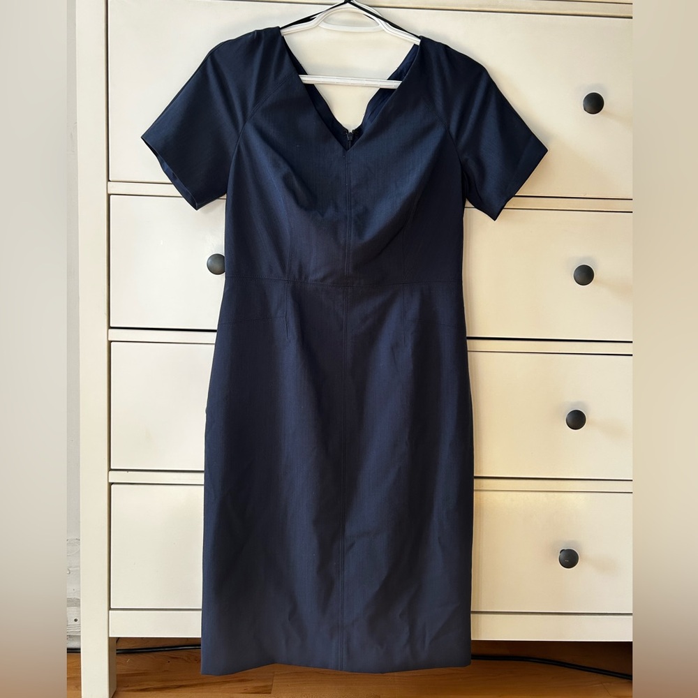 Navy Midi Dress